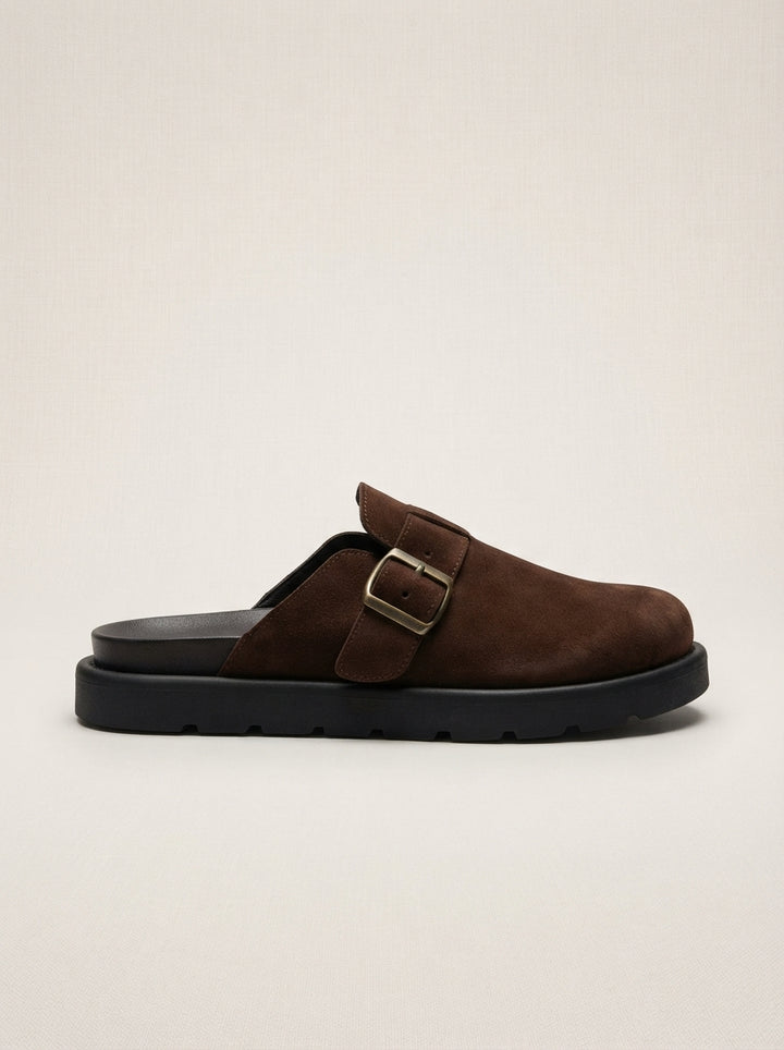 Brava Lorenzo Buckle Loafer- Brown