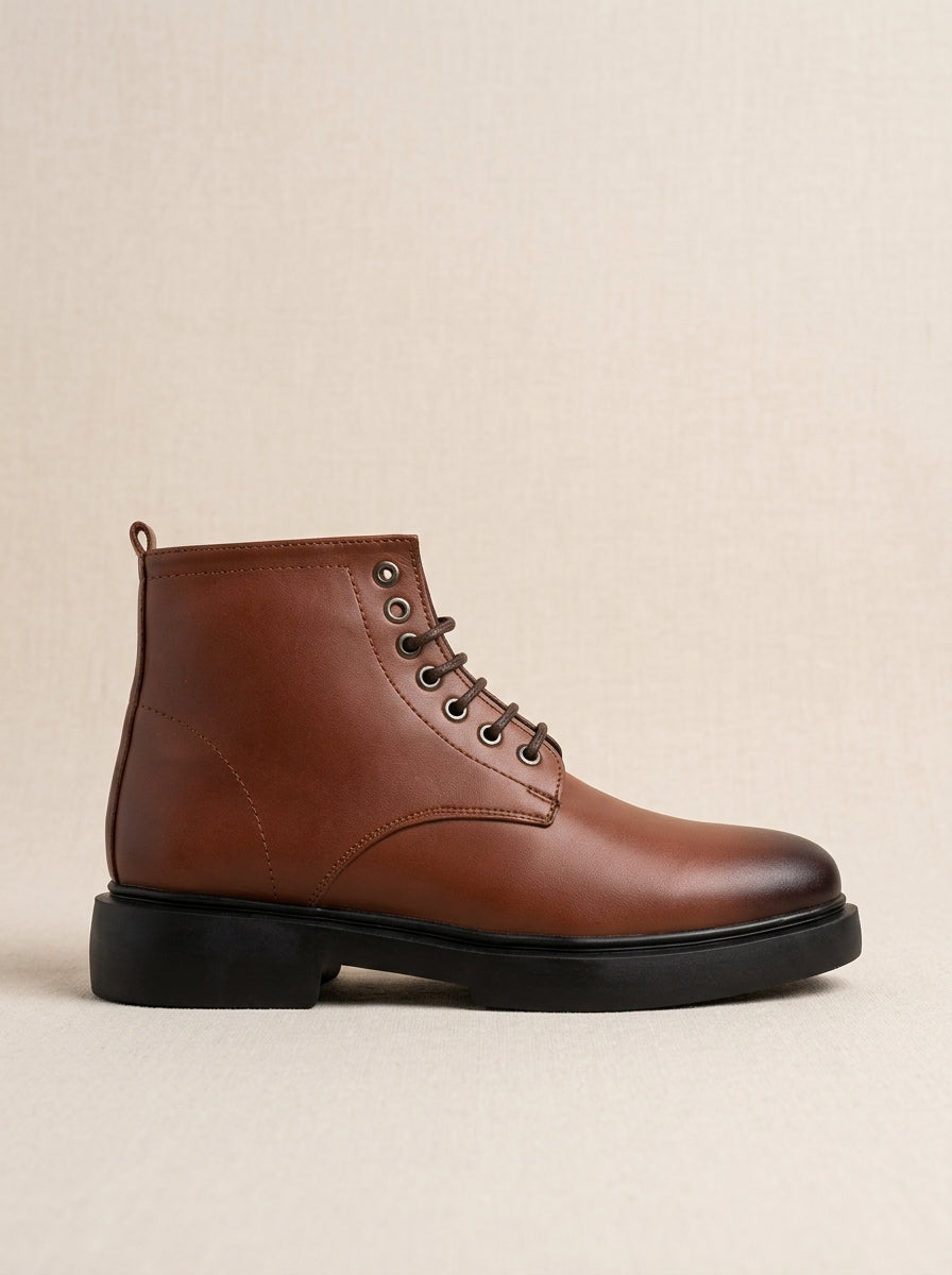 Brava Sterling Lace-Up Boots- Havan