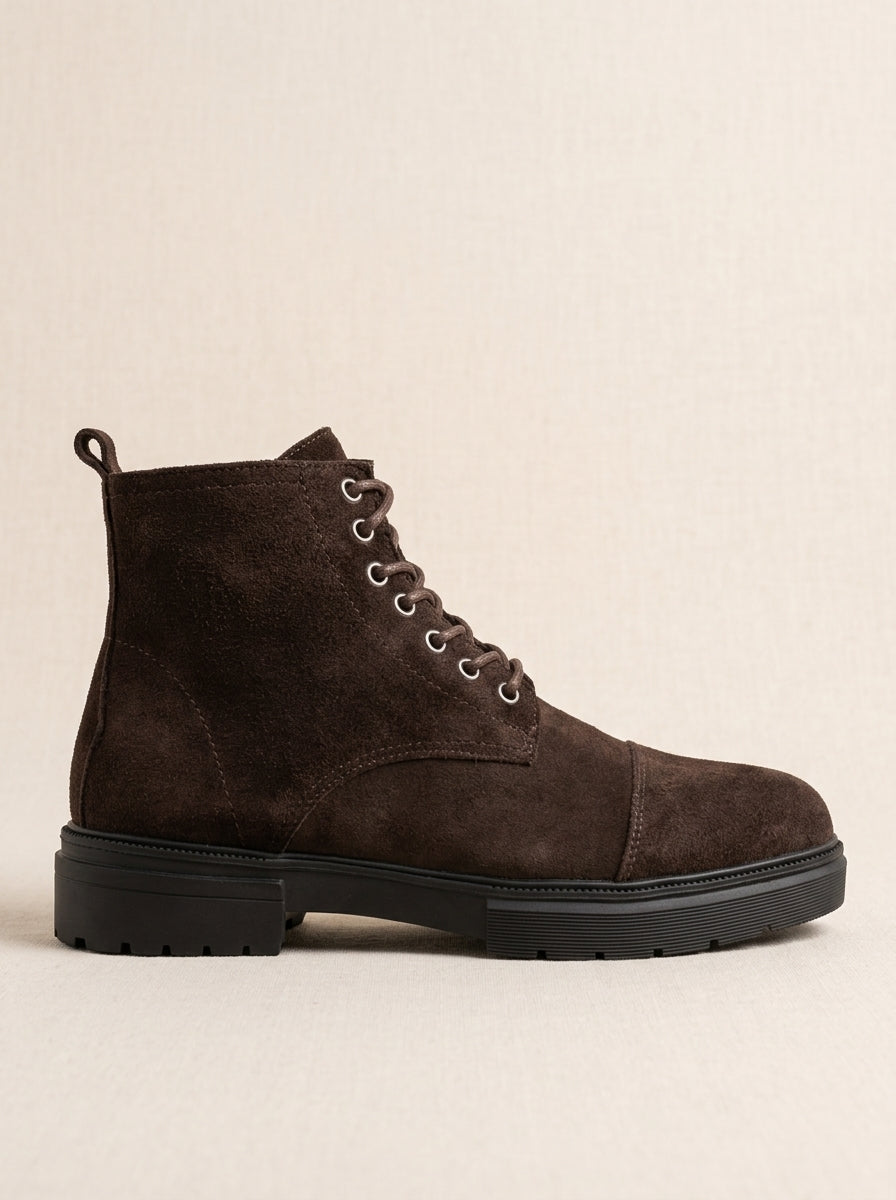 Brava Sterling Suede Boots- Brown