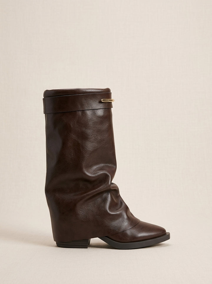 Brava Sienna Slouch Boots- Brown