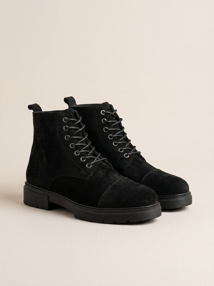 Brava Sterling Suede Boots- Black