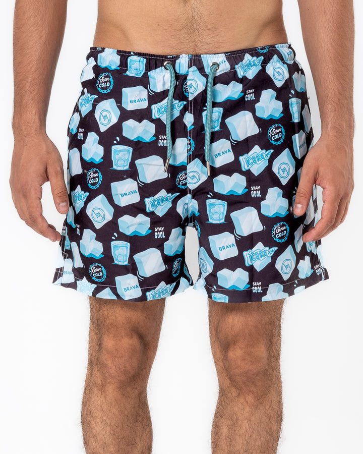 Brava Icy Black  Swim Shorts