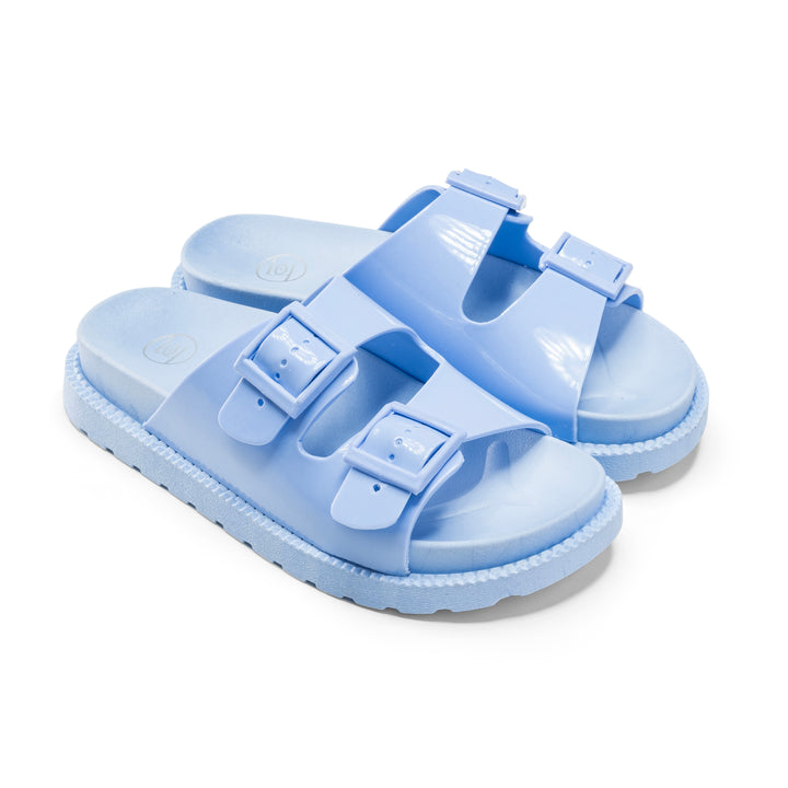 Brava Baby Blue Glossy Air Insole Slipper