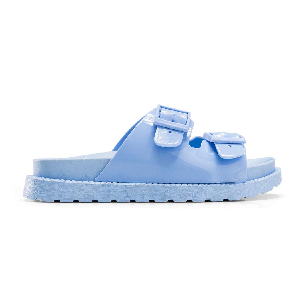 Brava Baby Blue Glossy Air Insole Slipper