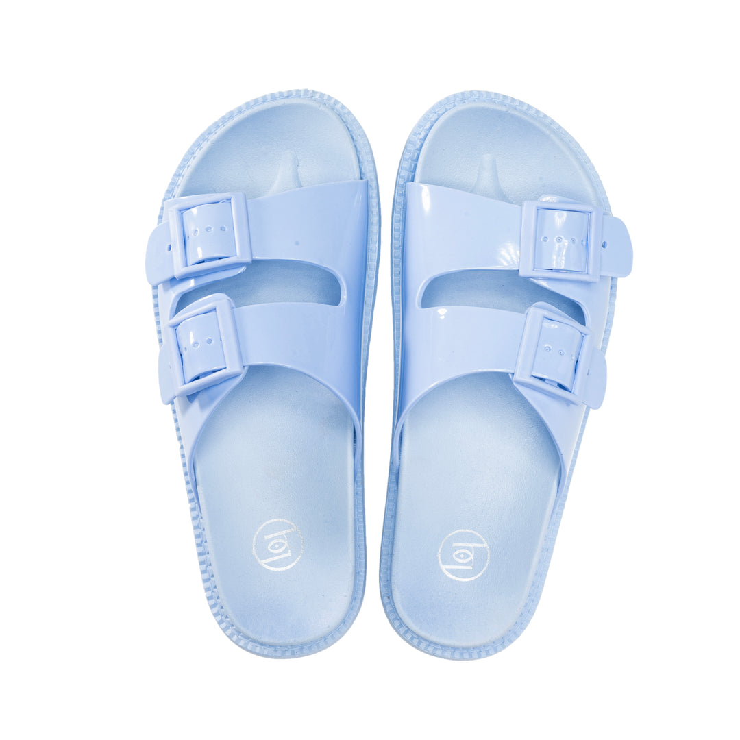 Brava Baby Blue Glossy Air Insole Slipper