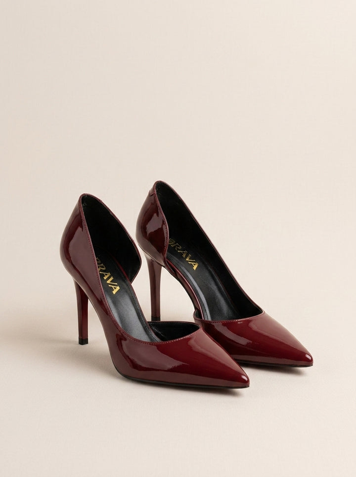 Brava Astoria Pumps- Maroon
