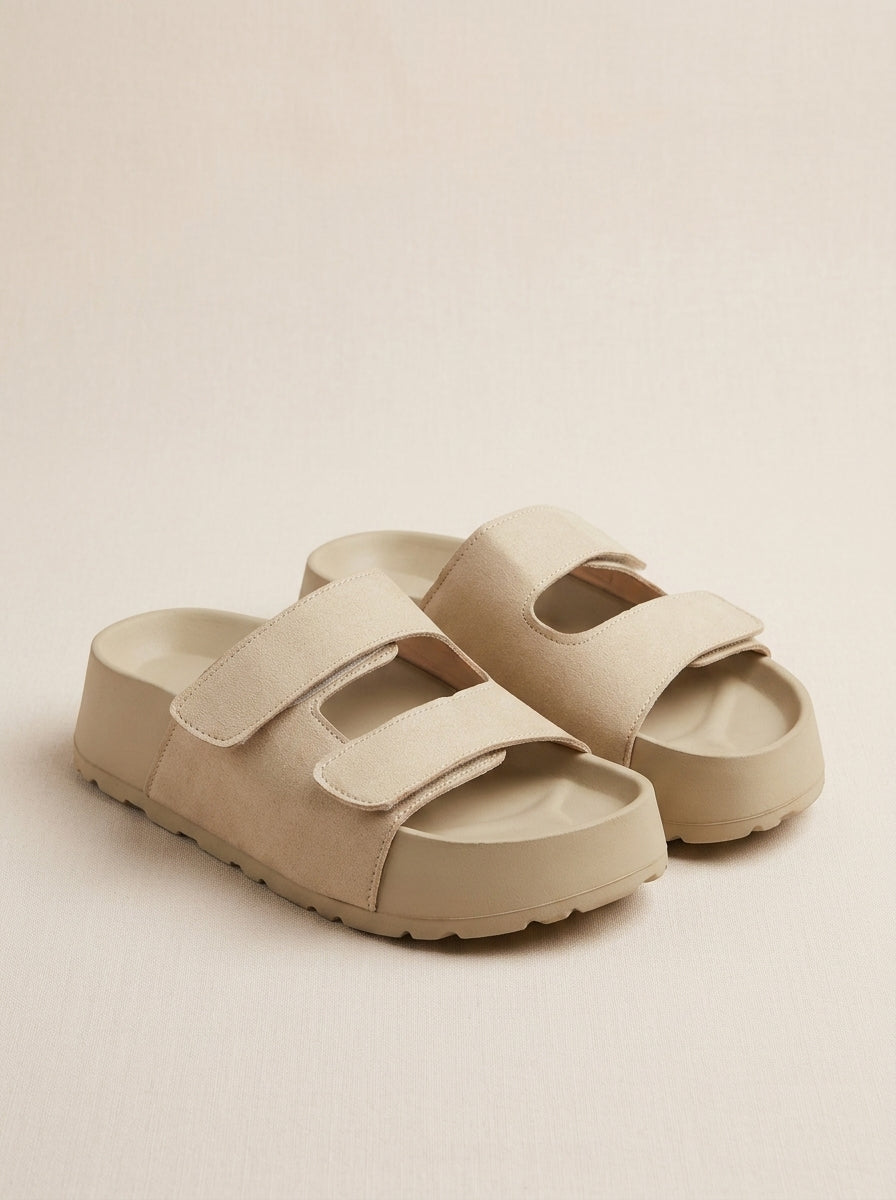 Brava Haven Slides- Beige
