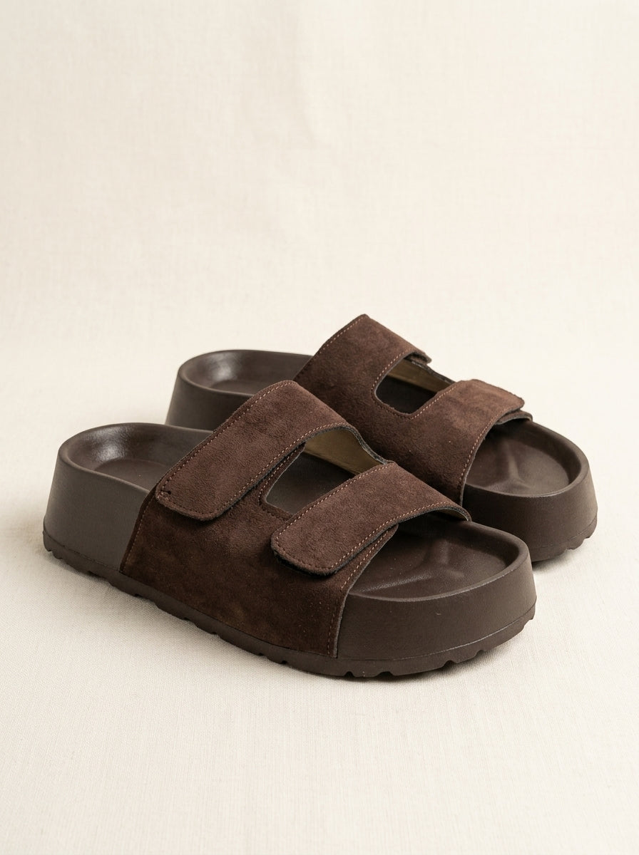 Brava Haven Slides- Brown