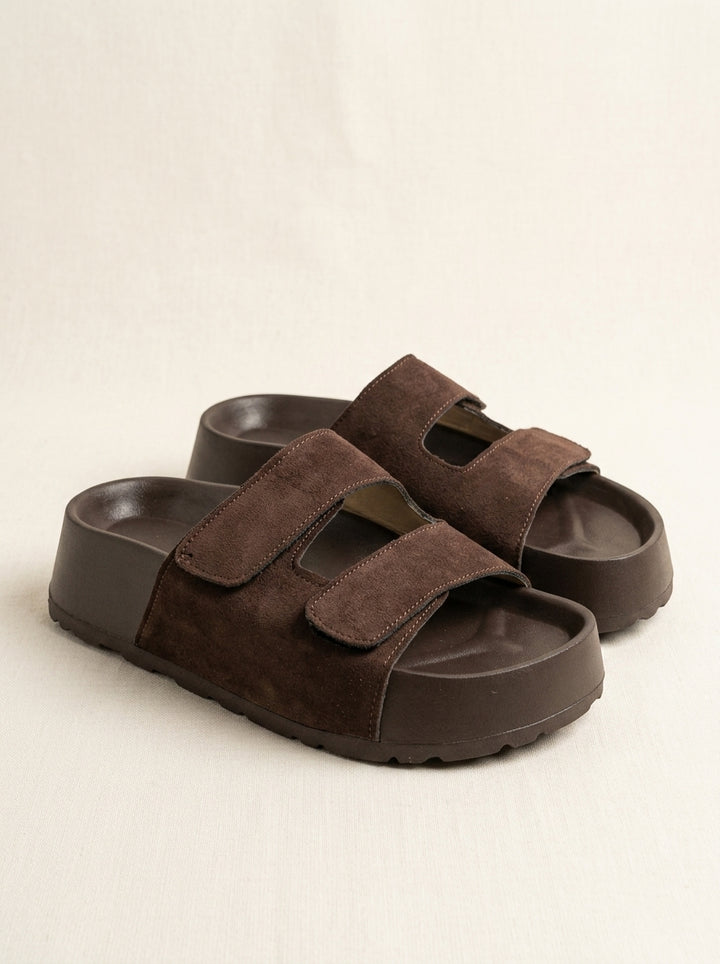 Brava Haven Slides- Brown