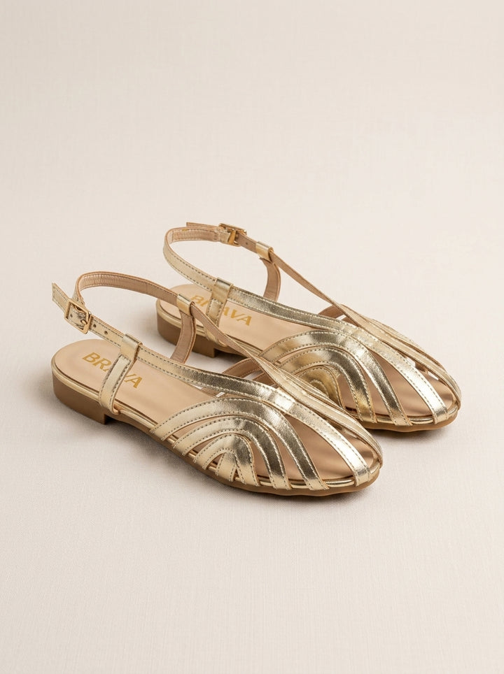 Brava Valentina Sandals- Gold