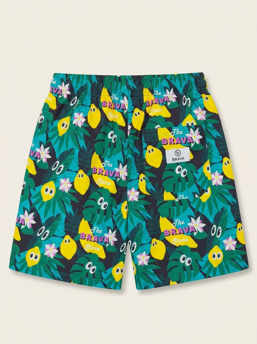 Brava Tropico Swim Shorts – Midnight Jungle