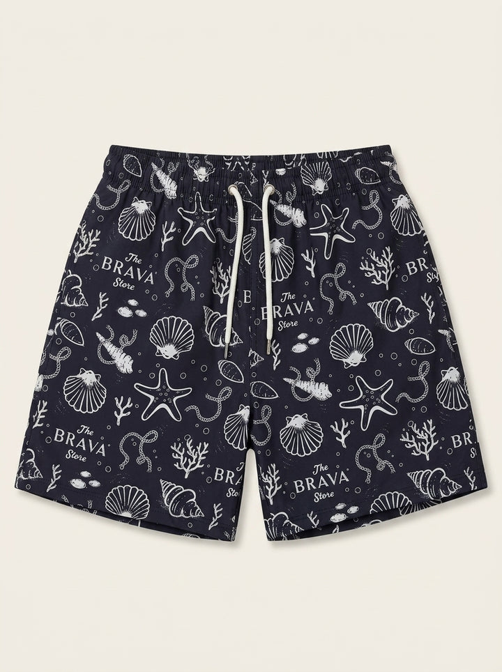 Brava Coral Bay Swim Shorts- Black