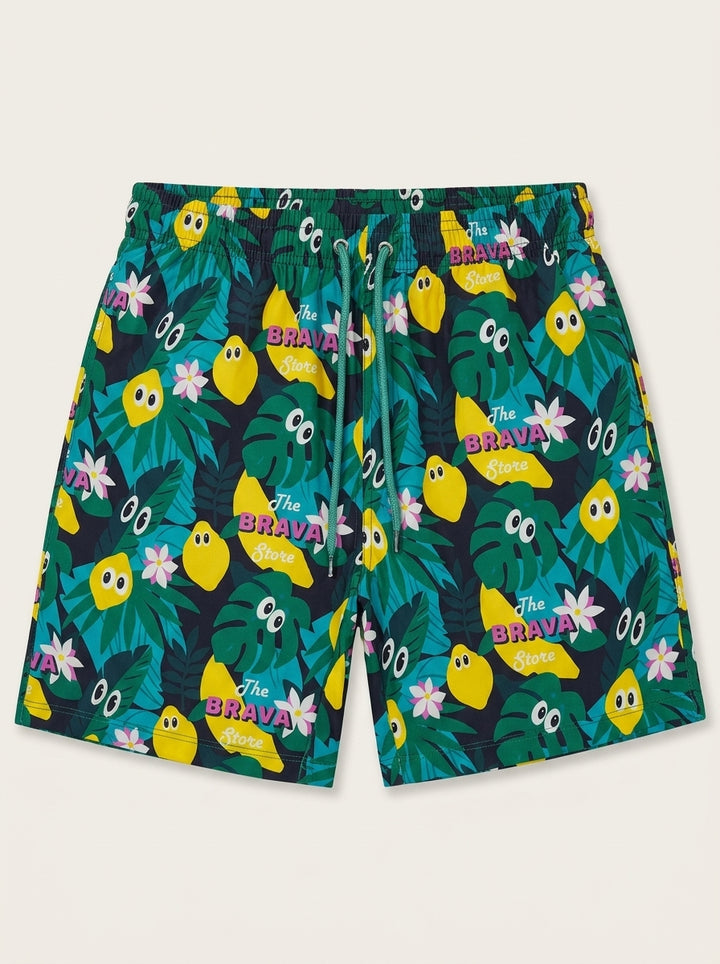 Brava Tropico Swim Shorts – Midnight Jungle