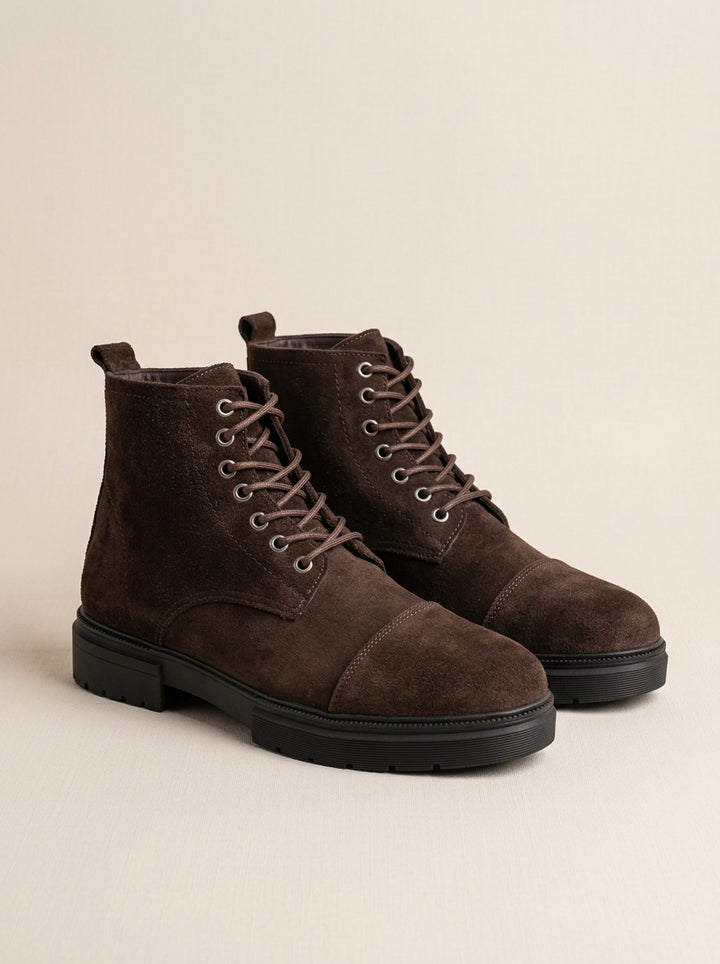 Brava Sterling Suede Boots- Brown