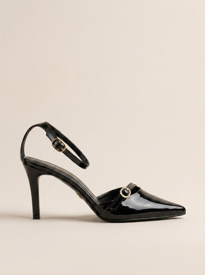 Brava Emilia Patent Heels- Black