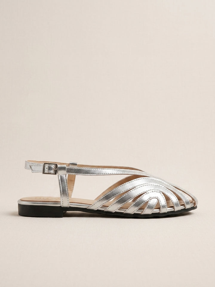 Brava Valentina Sandals- Silver