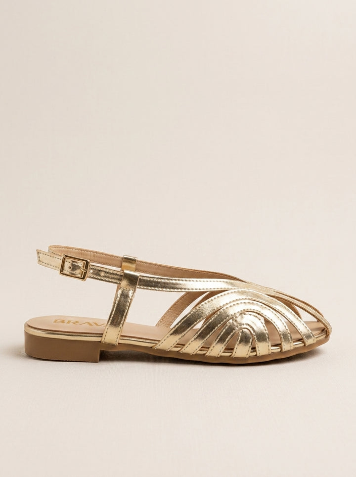 Brava Valentina Sandals- Gold
