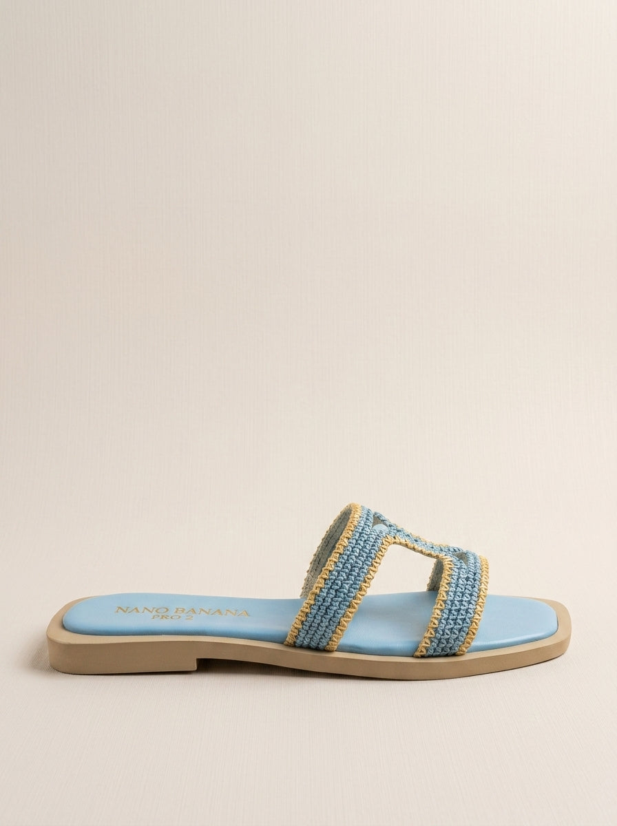 Brava Terra Slipper- Blue Sky
