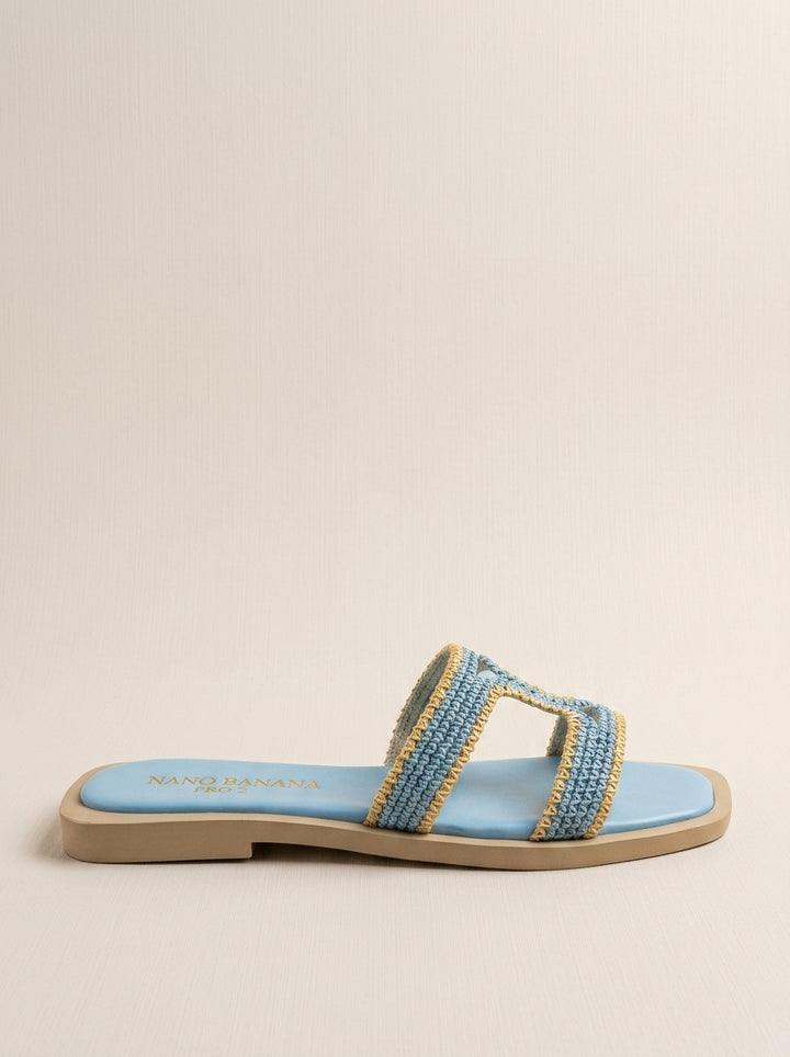 Brava Terra Slipper- Blue Sky