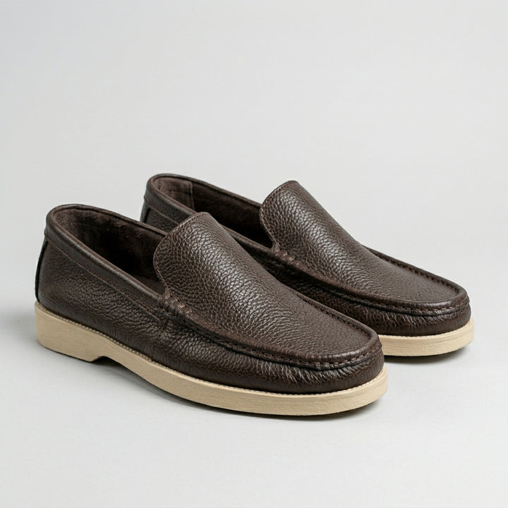 Brava Riviera Loafer- Brown Leather