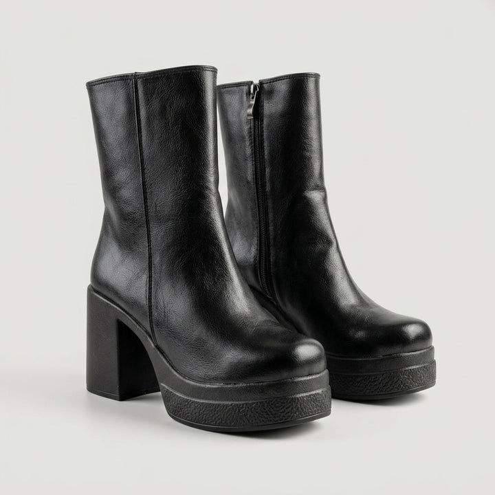 Brava Platform Boot- Black