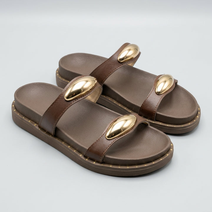 Brava Orin Slide- Brown
