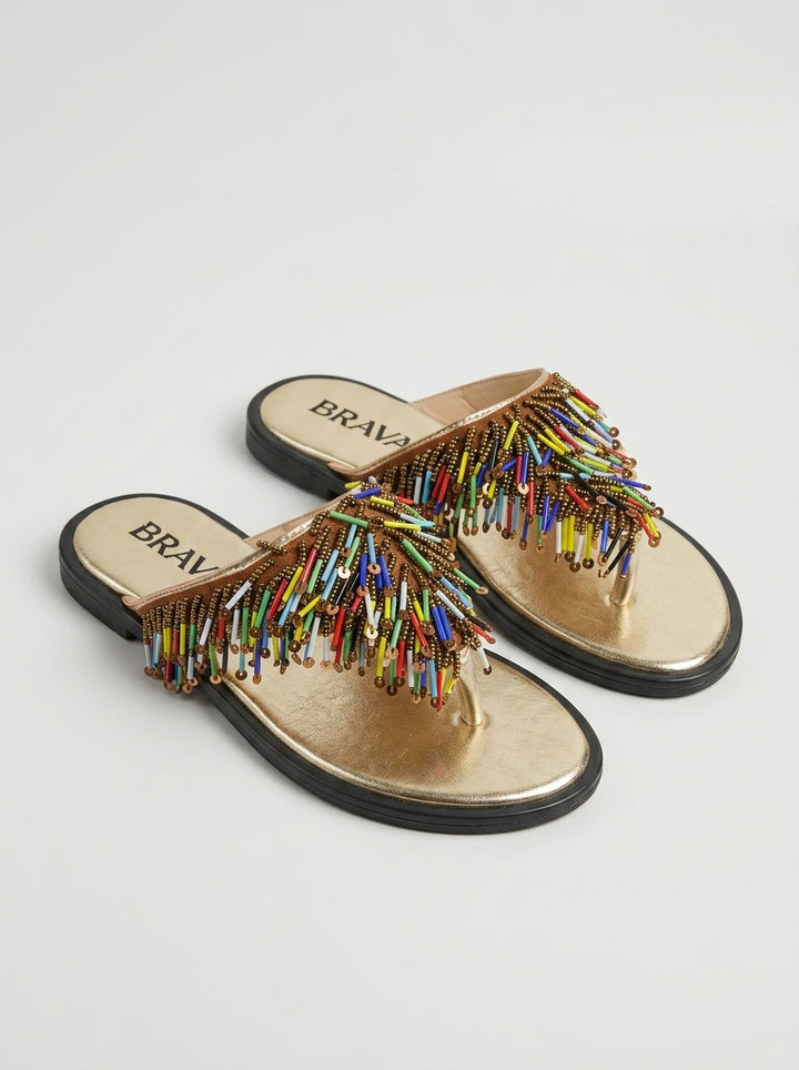 Brava Celestia Slides- Gold