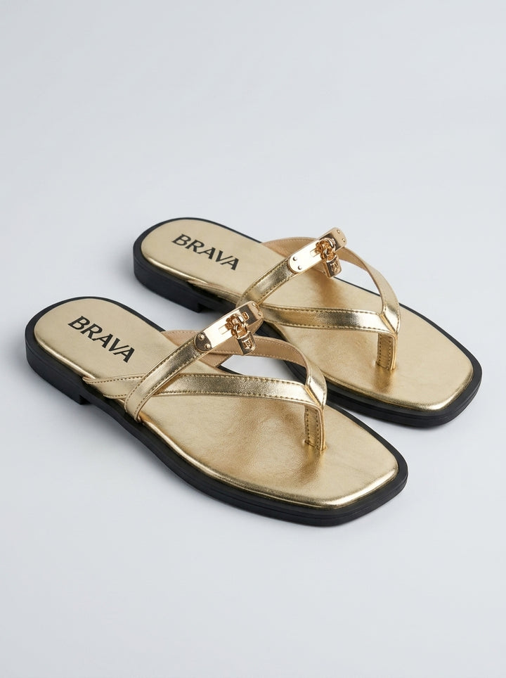 Brava Serena Sandals- Gold