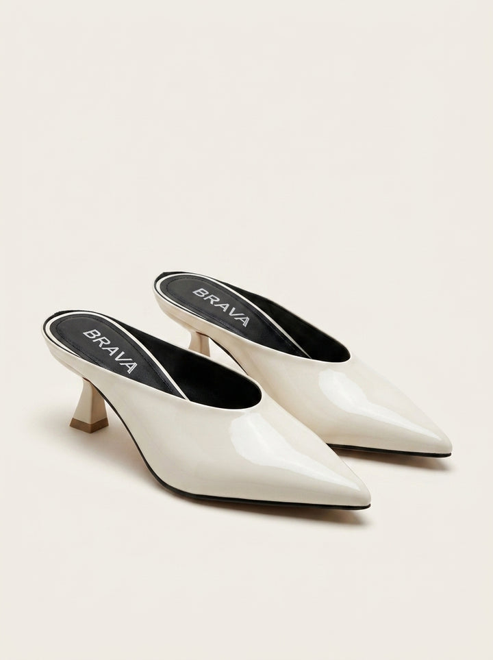 Brava Scarlett Mules- Beige