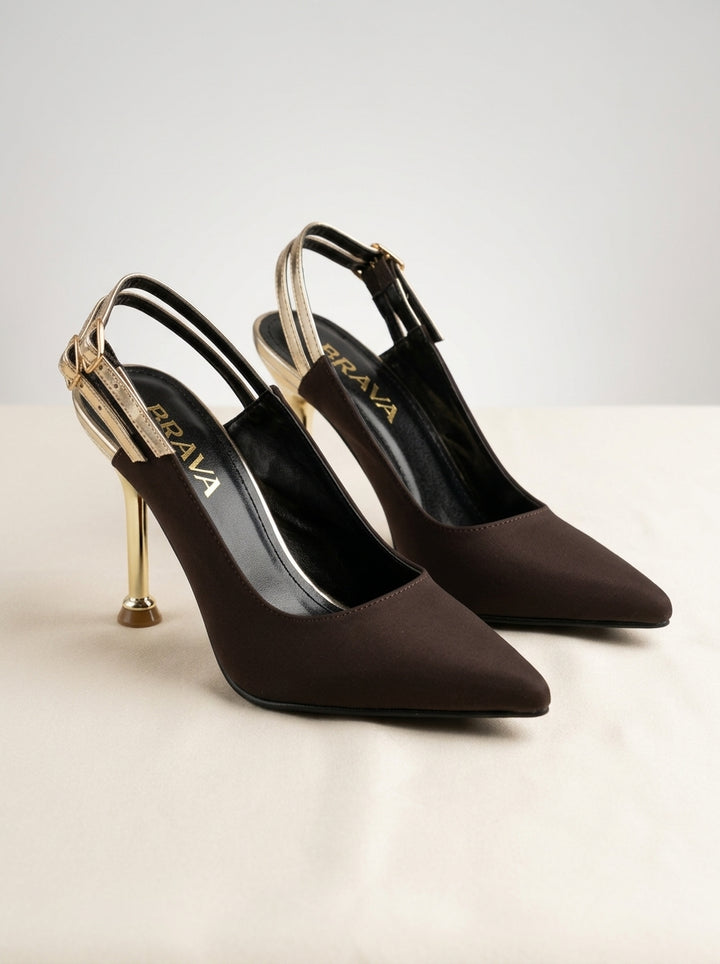 Brava Valentina Pumps- Brown