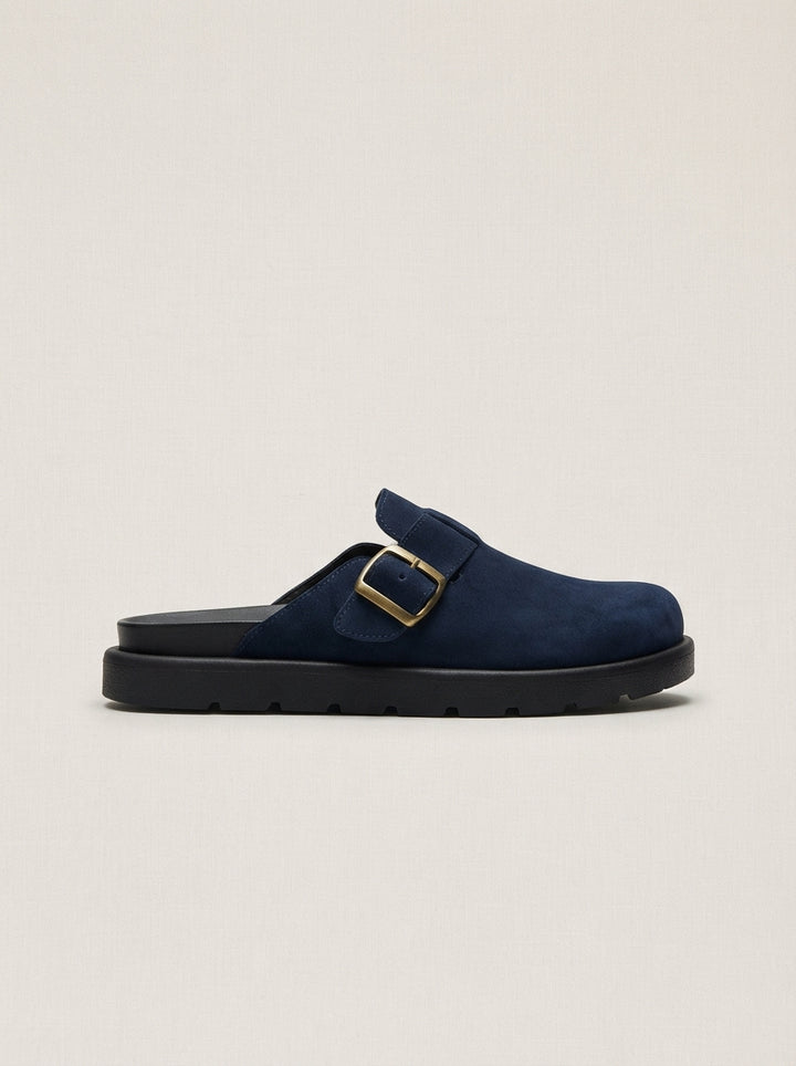 Brava Lorenzo Buckle Loafer- Navy
