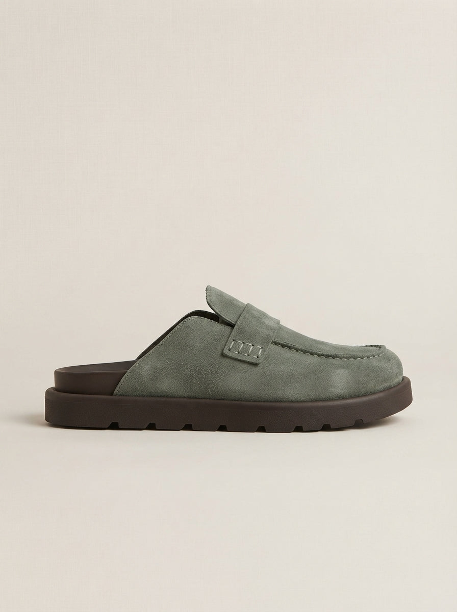 Brava Carter Penny Loafer- Grey