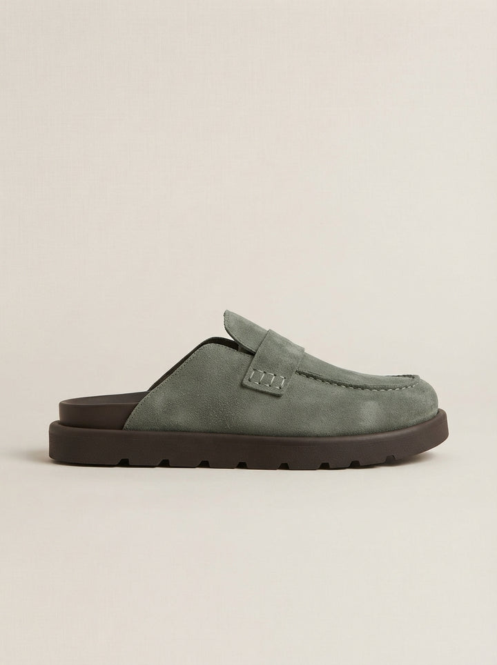 Brava Carter Penny Loafer- Grey