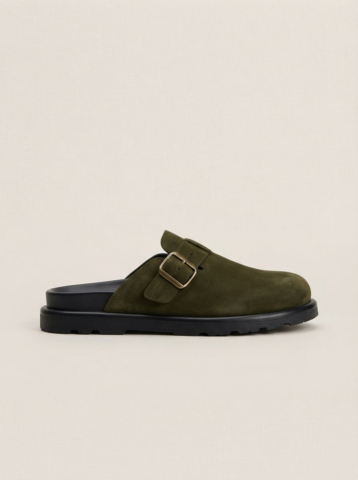 Brava Lorenzo Buckle Loafer- Olive