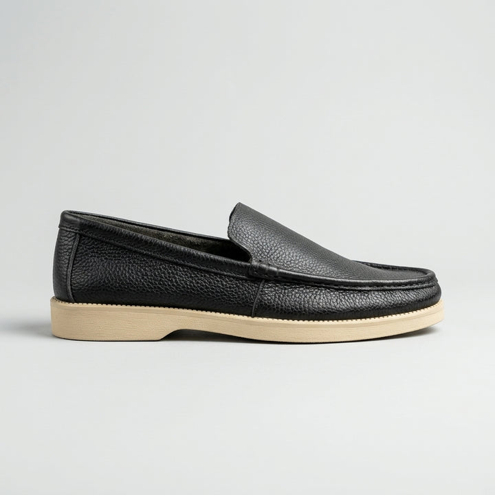Brava Riviera Loafer- Black Leather