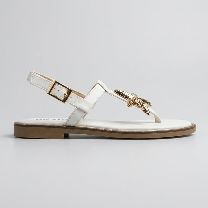 Brava Marina Sandal- White