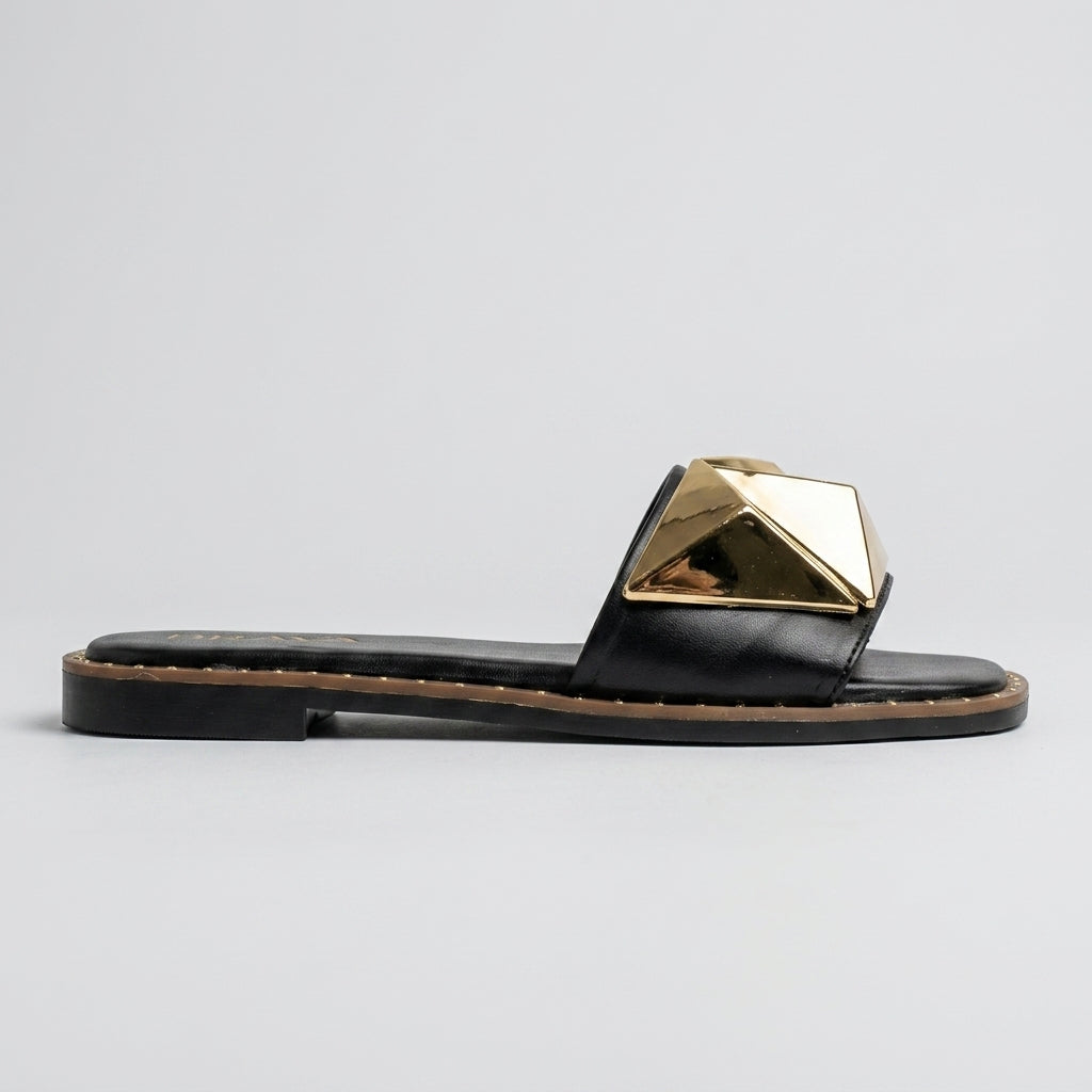 Brava Aurelle Slide- Black