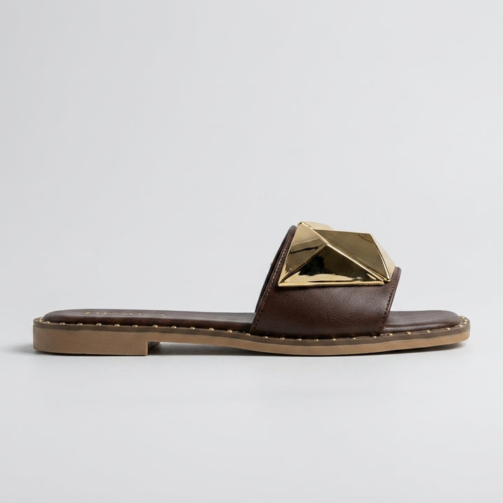 Brava Aurelle Slide- Brown
