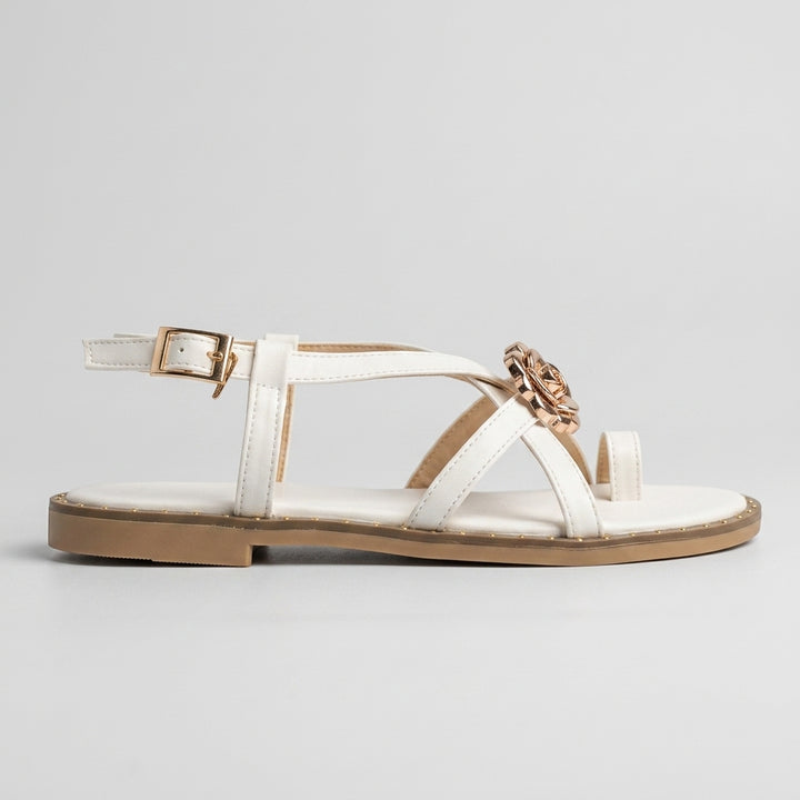Brava Rosé Sandal- White