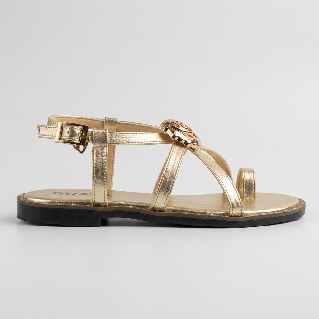 Brava Rosé Sandal- Gold