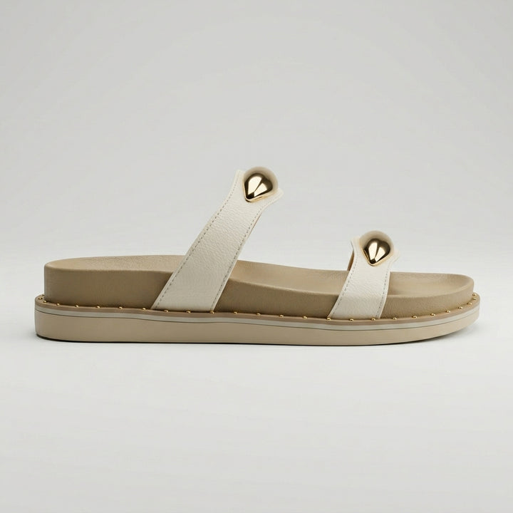 Brava Orin Slide- Beige