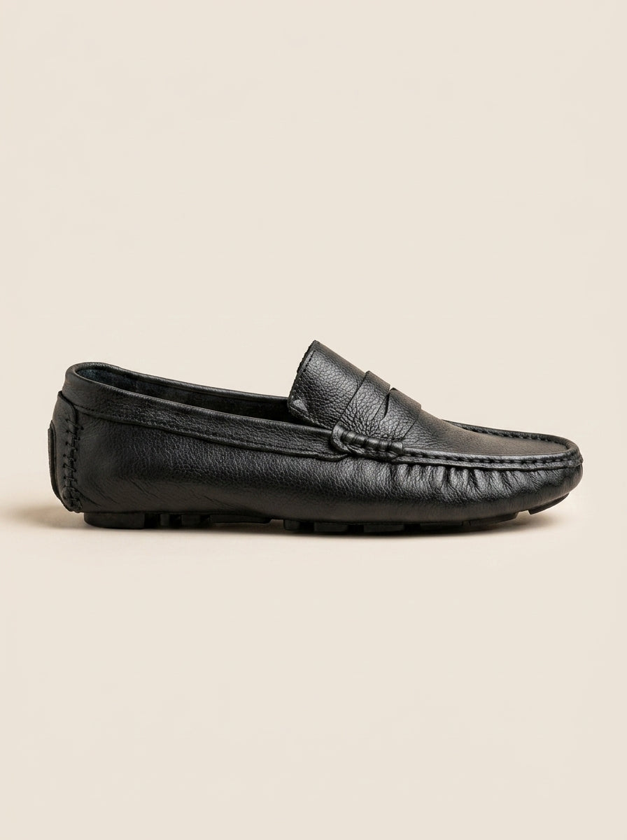 Brava Drift Loafers- Black Leather