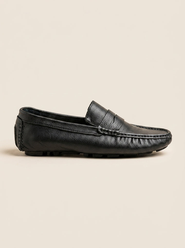 Brava Drift Loafers- Black Leather