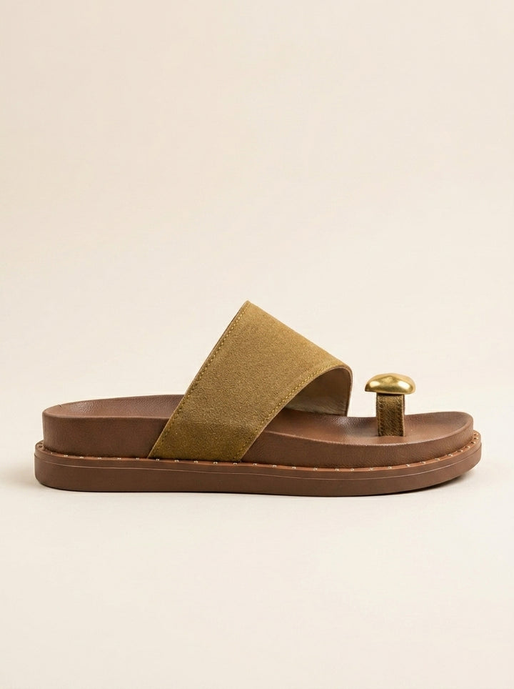 Brava Celeste Gold-Toe Sandals – Havan