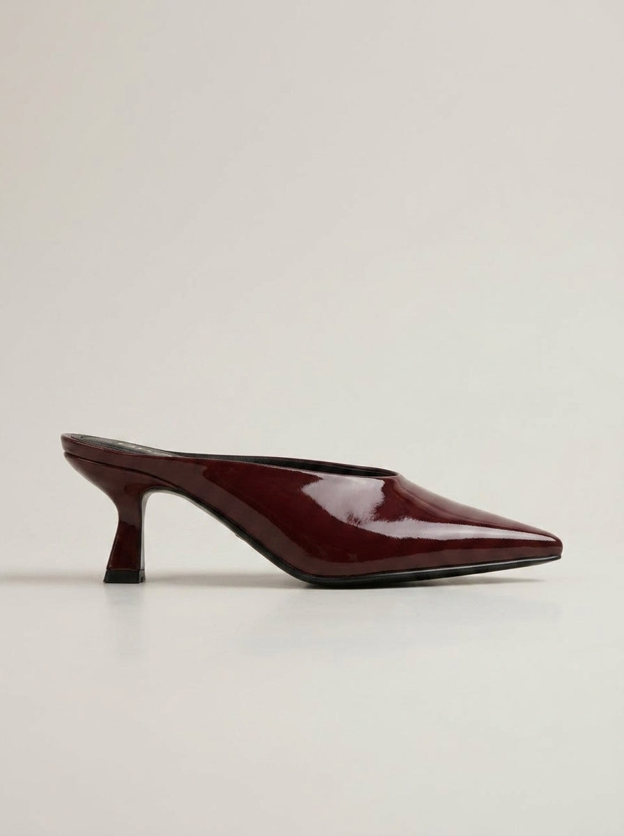 Brava Scarlett Mules- Maroon