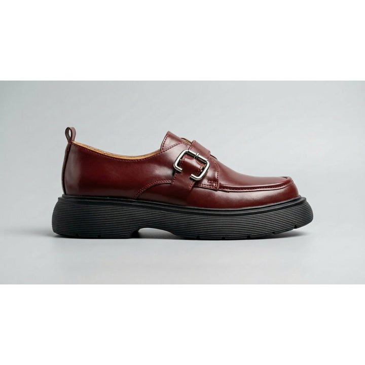 Brava Burgundy Buckled Loafer