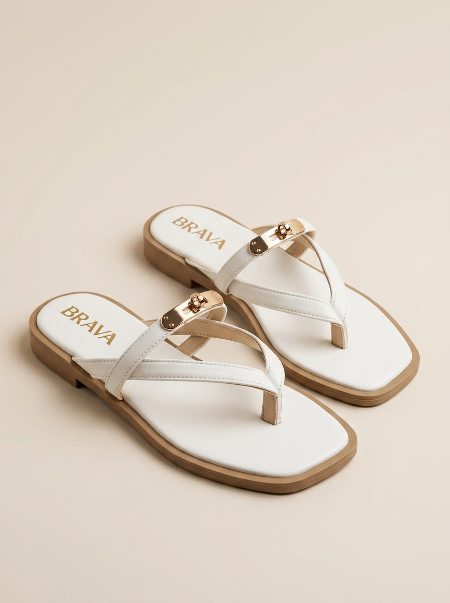 Brava Serena Sandals- White