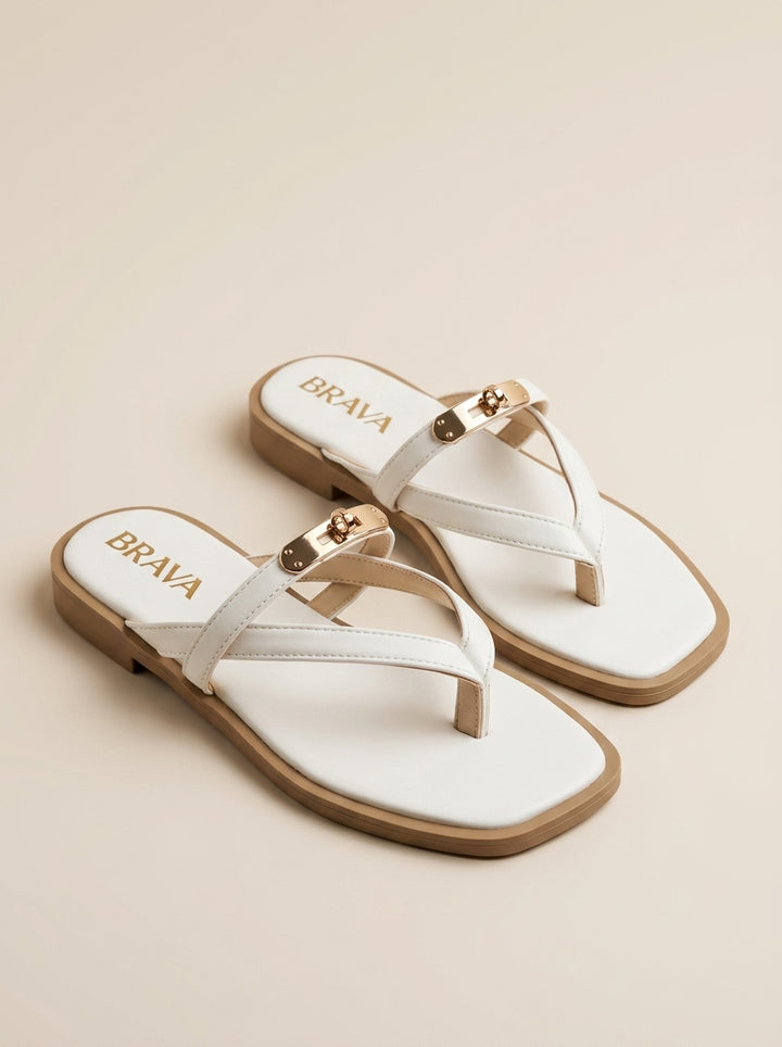 Brava Serena Sandals- White
