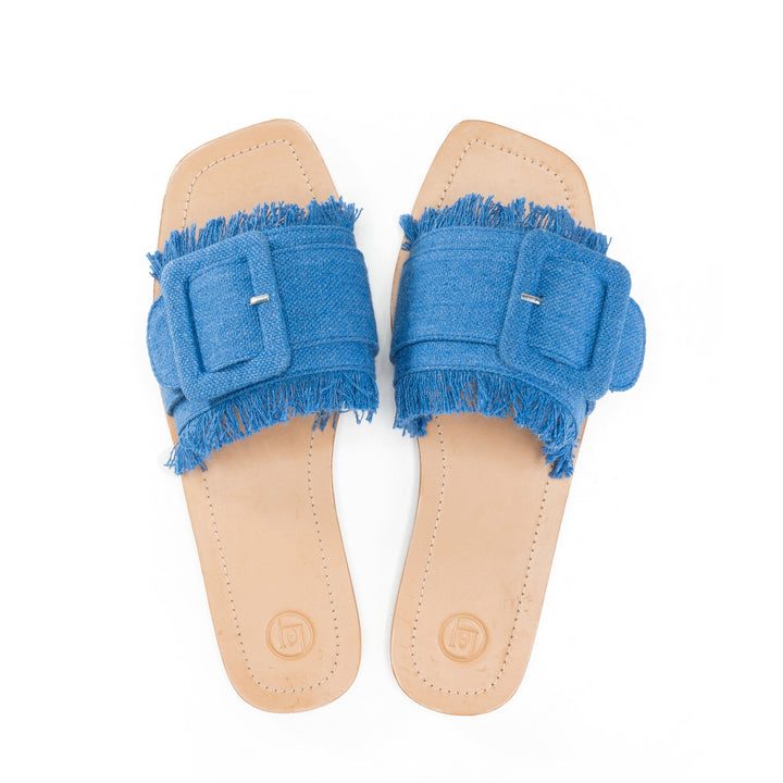 Women Aqua Blue Slipper