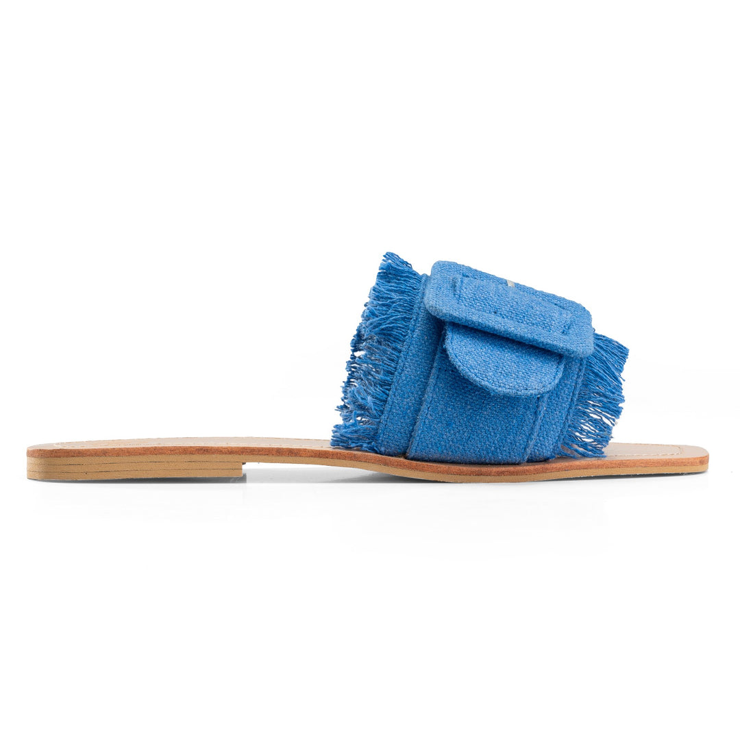 Women Aqua Blue Slipper